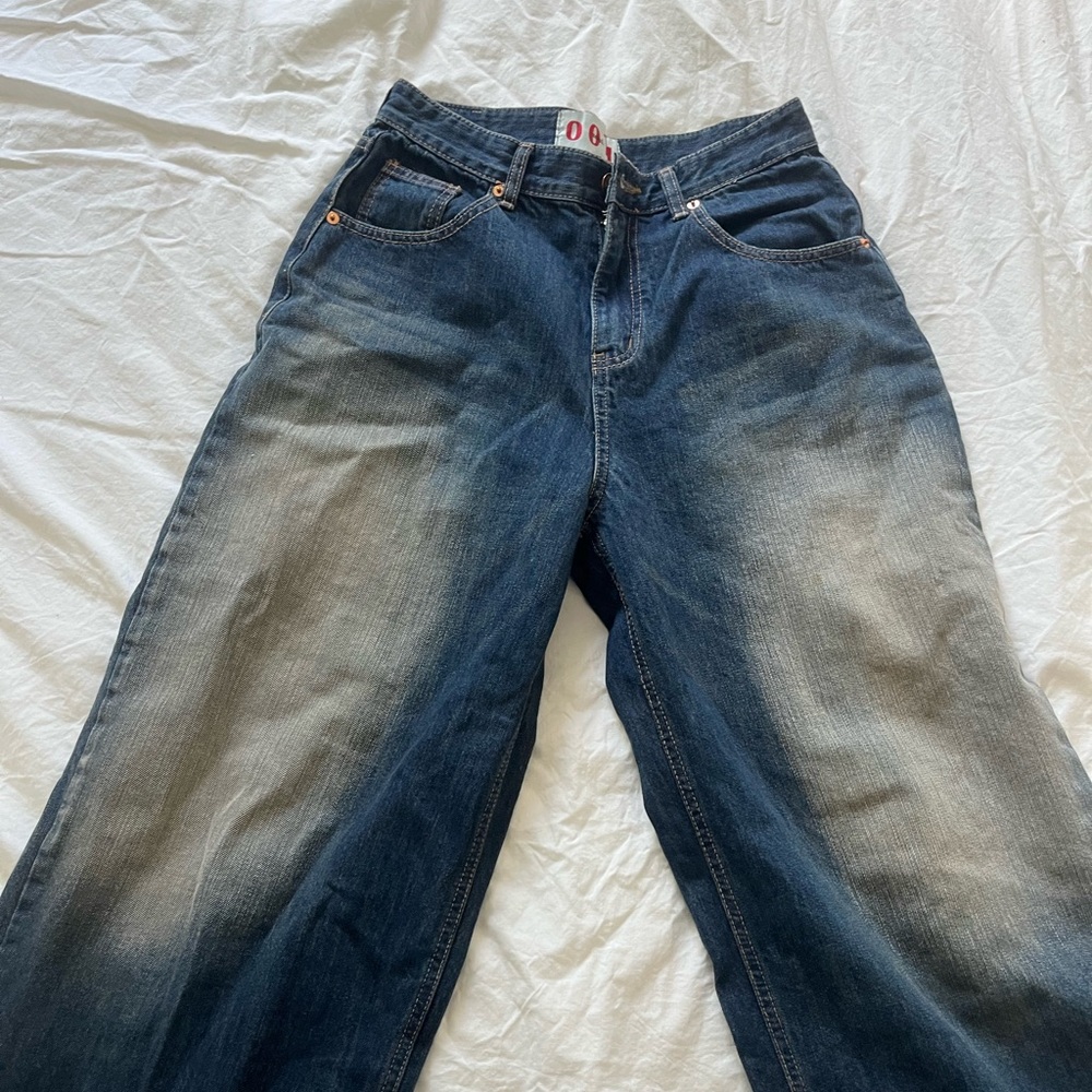 Wide leg streetwear jeans